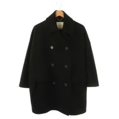 マッキントッシュ MACKINTOSH リムフィット ライトメルトンPコート アウター ウール ロゴボタン ブラック /CX ■OS ■SHのサムネイル