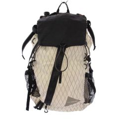 アンドワンダー and wander X-Pac 30L backpack リュックサック バックパック ホワイト ブラック 574-3975089 /BM