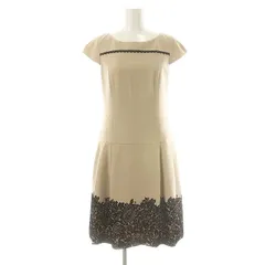 トッカ TOCCA FEN ドレス ワンピース レース 0 ベージュ /MI ■OS