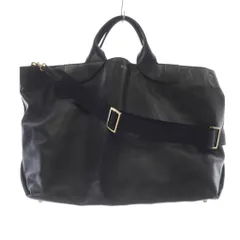 ヌメロヴェントゥーノ N°21 ラージ ショルダー トートバッグ ハンドバッグ 2way レザー 黒