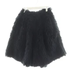 コムデギャルソン COMME des GARCONS AD2023 23AW ショートパンツ ハーフパンツ イージーパンツ フェイクファー XS 黒 ブラック GL-P011 /AN46のサムネイル