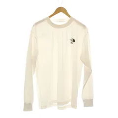 ザノースフェイス THE NORTH FACE Tシャツ XL 白 長袖 ラウンドネック 無地 /JP