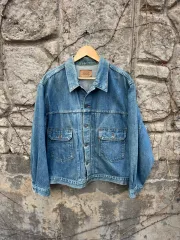 80s リーバイス ヴィンテージ 2世代 ウォッシュ デニム トラッカー ジャケット オーバーサイズ