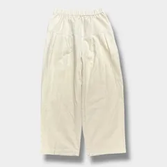 【美品】タグ付 Zelal Sports ボトム ゼラール イージーパンツ ガウチョ Mサイズ ホワイト アイボリー レディースのサムネイル