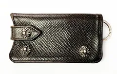 クロムハーツ CHROME HEARTS KEY CASE レザー キーケース クロスボール ボタン リザード 革 【ブランド古着ベクトル】【中古】☆AA★▲ 250427のサムネイル