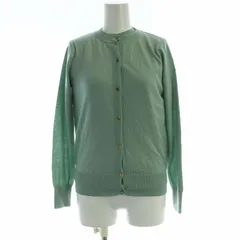 イエナ IENA アンサンブル ニット カーディガン セーター 半袖 長袖 34 ライトグリーン 18-080-900-2001-3-0 /RO