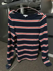 トミーヒルフィガー ストライプ 長袖 Tシャツ