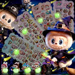 3枚セット【夢の中で輝くキュート】蓄光ぷにぷにシール お尻シール ぷにぷにシール ふわふわ かわいい 3D立体 女子向け 子供用 ステッカー 手帳 ノート文具  ギフト DIY  スマホケースデコ