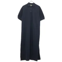 INSCRIRE アンスクリア 25SS Big Polo One Piece ビッグポロワンピース I25SS-BC103 ネイビー S