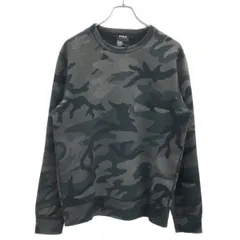 POLO RALPH LAUREN ポロラルフローレン カモフラージュスウェットトレーナー  グレー ブラック M