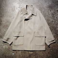 新品未使用】blanc YM WOOL OVERSIZE SHORT COAT - メルカリ
