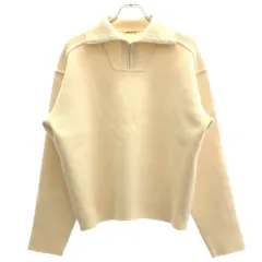 AURALEE オーラリー 23AW HEAVY MILANO RIB KNIT ZIP TURTLE ヘビーミラノリブニットジップタートル A23AT03HM アイボリー 1 HEAVY MILANO RIB KNIT ZIP TURTLE – ATELIERMO