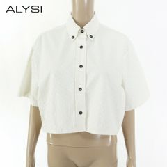 新品 アリジ ALYSI 五分袖シャツ 40 ESH179 MLサイズ イタリア - メルカリ