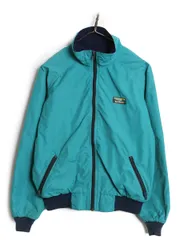 【お得なクーポン配布中!】 80s USA製 エルエルビーン ナイロン ジャケット レディース M 古着 ヴィンテージ アウトドア フルジップ ハイネック フリース ライナー付き