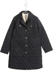 【お得なクーポン配布中!】 エルエルビーン 中綿 キルティング ハーフ コート レディース S アウトドア ジャケット トレンチ チェック ライナー きれいめ シンプル 黒