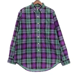 【中古品】L.L.Bean エルエルビーン CORDUROY CHECK L/S SHIRT コーデュロイ チェック ロングスリーブ シャツ 長袖 トップス 【146-251228-as-08-izu】