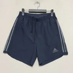 アディダス ネイビー トレーナー ハーフパンツ メンズ 30-32インチ ㅡ0701