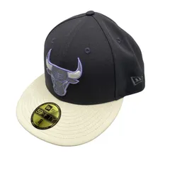【中古品】NEW ERA ニューエラ 59FIFTY CHICAGO BULLS BB CAP シカゴ・ブルズ ベースボールキャップ 帽子 【185-251207-as-03-izu】