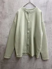 新品 coen コーエン ダンボールニット クルーネック カーディガン スナップボタン sizeM/ライム ■◇レディース