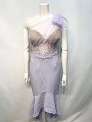 2250 an アン　Andy アンディ　キャバクラ　ドレス　マーメイド　レース　ワンショルダー　伸縮性　キャバドレス　M