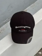 M-L MUNSINGWEAR マンシングウェア ロゴ フリース ベースボールキャップ 帽子 ゴルフ