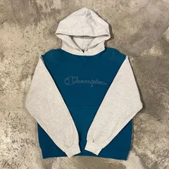 90s CHAMPION L/S SCRIPT LOGO HOODED SWEAT チャンピオン 長袖 スクリプト ロゴ パーカー メンズ Lサイズ 古着 ヴィンテージ ストリート HIPHOP