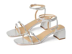 バッジェリーミシュカ レディース シューズ ヒール Badgley Mischka Dania Silver Lizard シルバー