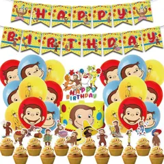 おさるのジョージ お誕生日 ガーランドセット バルーン 風船 飾り