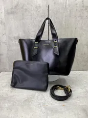 CHARLES & KEITH チャールズ＆キース ダブルハンドル スラウチー バッグ 黒 ■■レディース