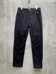 YANUK ヤヌーク RUTH スリムテーパード デニムパンツ size26/黒 ■■レディース