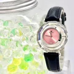 【新品電池】SWAROVSKI スワロフスキー レディース 腕時計 クリスタル ピンク 新品ベルト 純正ベルト付属のサムネイル
