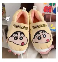 新商品 クレヨンしんちゃん キャラクター ファー 室内履き スリッパ