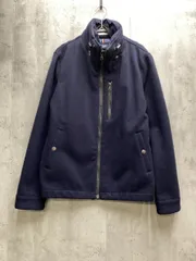 BEAMS HEART ビームスハート 42-13-0535-413 ヘリンボーン ブルゾン ジャケット sizeL/ネイビー ◆■メンズ