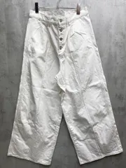 GU by rokh ジーユー 221-357039 ワイド デニムパンツ size3XL/ホワイト ■■レディース