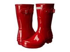 ハンター レディース シューズ ブーツ・レインブーツ Hunter Original Short Gloss Military Red レッド