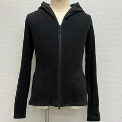 完売品【NO ID. ノーアイディー】ZIP UP パーカー スウェット 長袖 フーディ 1(M) ブラック 黒 837006-035T メンズ