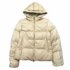 ディベティカ DUVETICA ダウン ジャケット コート ブルゾン ナイロン Adhara アダラ アウター 40 M ベージュ レディース 【中古】