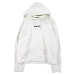 JIL SANDER ジルサンダー ロゴ フーディ スウェット パーカー プルオーバー サイズXL ホワイト 白 メンズ レディース 【中古】のサムネイル