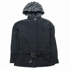 良品 LOUIS VUITTON ルイヴィトン ナイロンパーカー ジャケット ブルゾン モノグラム フード FIOW26FBP 34 XS 黒 レディース 【中古】のサムネイル