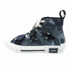DIOR Peter Doig ディオール ハイトップ スニーカー コブラバックル 総柄 ハイカット LS 07 21 41/26cm相当 ブラック メンズ 【中古】のサムネイル