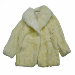 josephine ジョセフィーヌ 毛皮 コート ジャケット ハーフ丈 フォックスファー アウター サイズ9 ホワイト 白系 レディース 【中古】