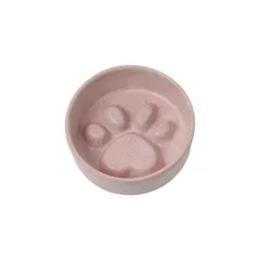 アライブ 肉球型早食い防止フードボウル ピンク(陶器) 犬用 ペット用品 （1点）