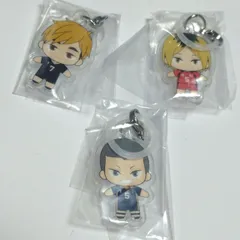 【研磨、宮治、田中】ハイキュー‼︎ ふらっとめじるしアクセサリー　ガチャ