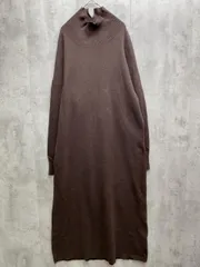 BEAUTY & YOUTH ビューティ&ユース ユナイテッドアローズ ミラノリブタートルネック ニット ワンピース sizeS/こげ茶 ◆■レディース