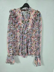 フラワーフリルブラウス 77