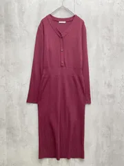 JULIA BOUTIQUE ジュリアブティック ニット ワンピース ボルドー ◇■レディース