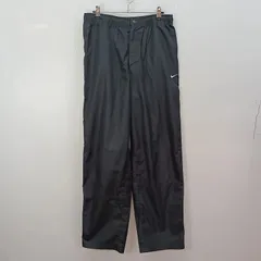 00s NIKE　メンズ XLサイズ　トラックパンツ　ウーブンパンツ　ブラック　ナイキ 【0061】