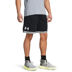 アンダーアーマー メンズ ボトムス ハーフパンツ・ショーツ ショートパンツ Under Armour 10Inch Perimeter Basketball Shorts BlackWhite ホワイト