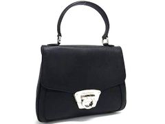 HERMES エルメス アピ1 ロング ブレスレット レザー ブラック シルバー
