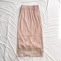 新品未使用タグ付き　アースミュージックアンドエコロジー　earthmusic&ecology　プリーツスカート　ロングスカート　マキシ丈スカート　メロウ　くすみピンク　フリーサイズ　送料無料✨